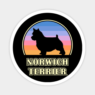 Norwich Terrier Vintage Sunset Dog Magnet